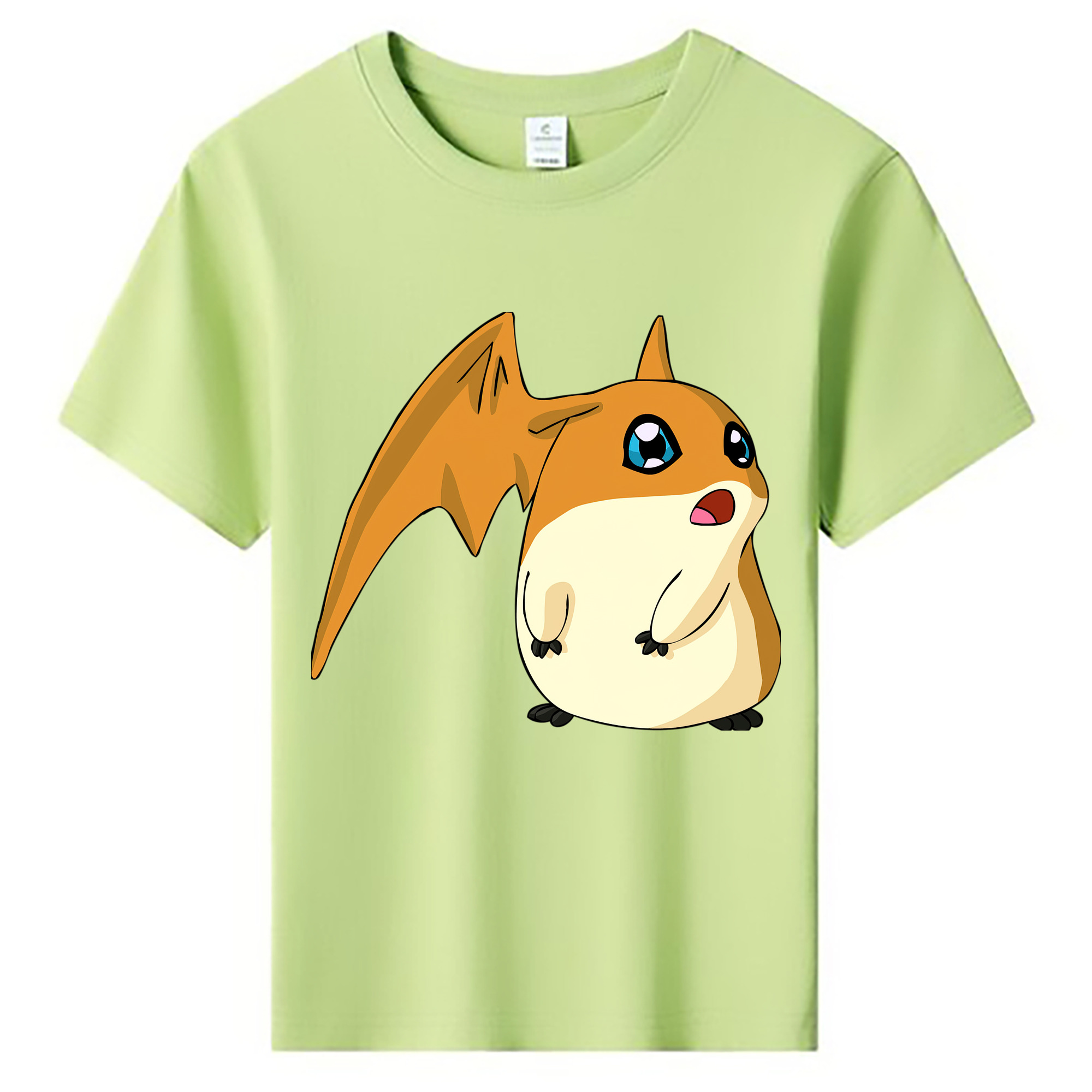 （画像用） Digimon デジタルモンスター/デジモン 綿100％キッズTシャツ（フロントプリント）